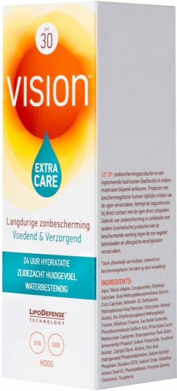 Vision - Zonnebrand Crème Sensitive Expert - SPF30 - 185 ml