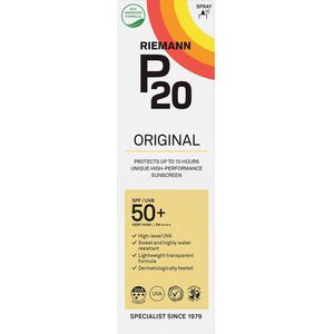 P20 - Original SPF 50+ - Zonnebrand - 2x 85 ml - Waterresistant
