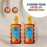 NIVEA - Sun Protect & Bronze - Olie Spray - 200 ml - SPF 20