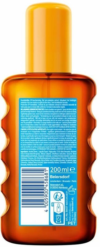 NIVEA - Sun Protect & Bronze - Olie Spray - 200 ml - SPF 20