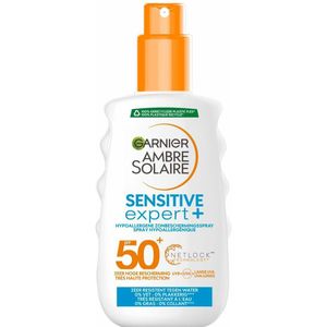 Garnier - Ambre Solaire Sensitive Expert+ - Zonnebrandspray - SPF 50+ - Waterresistent