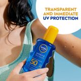 NIVEA - Sun Protect en Dry Touch - Transparante Zonnespray - SPF 50 - 200 ml