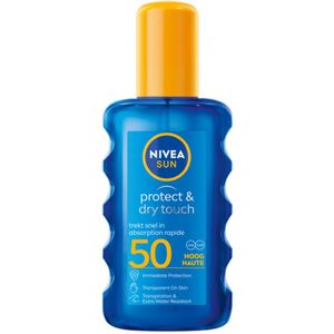 NIVEA - Sun Protect en Dry Touch - Transparante Zonnespray - SPF 50 - 200 ml