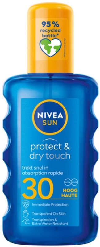 NIVEA - Sun Protect en Dry Touch - Verfrissende Vernevelende Spray - SPF 30 - 200 ml