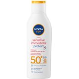 NIVEA - Sun Sensitive Anti-Allergie Zonnemelk - SPF 50 - 3 x 200 ml - Voordeelverpakking