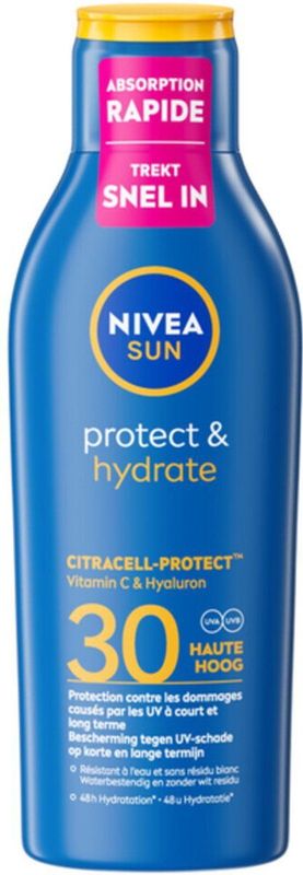 NIVEA - Sun Protect & Hydrate - Zonnemelk - SPF 30 - 200 ml