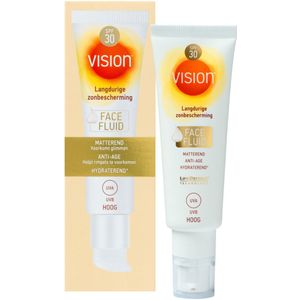 Vision - Zonnebrand Face Fluid - SPF 30 - 2 x 50 ml - Voordeelverpakking