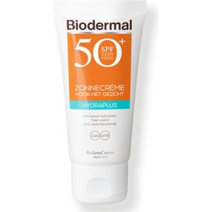 Biodermal - Zonnecrème Gezicht Hydraplus - SPF 50+ - 50 ml