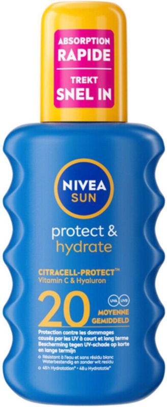 NIVEA - Sun Protect & Hydrate - Zonnespray - SPF 20 - 200 ml