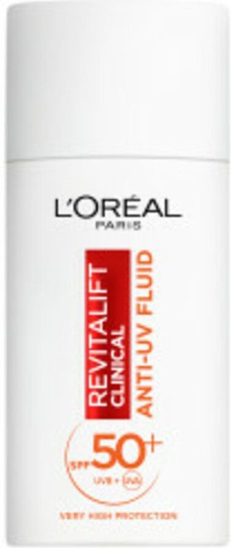 L'Oréal - Revitalift Clinical - Anti-UV Fluid - 50 ml - SPF 50 met Vitamine C