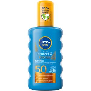 NIVEA - Sun Protect & Bronze - Zonnespray - SPF 50 - 200 ml