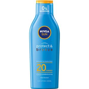 NIVEA - Sun Protect & Bronze - Zonnemelk - SPF 20 - 200 ml