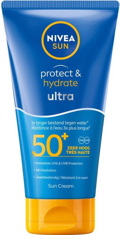 NIVEA - Sun Protect & Hydrate - Zonnebrandcrème - 2 x 150 ml - Ultra SPF 50+