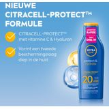 NIVEA - Sun Protect & Hydrate - Zonnemelk - SPF 20 - 200 ml