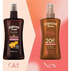 Hawaiian Tropic - Protective Dry Spray - Zonneolie - SPF 20 - 3 x 200 ml - Voordeelverpakking