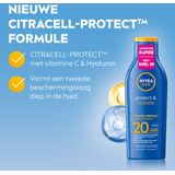 NIVEA - Sun Protect & Hydrate - Zonnemelk - SPF 20 - 200 ml