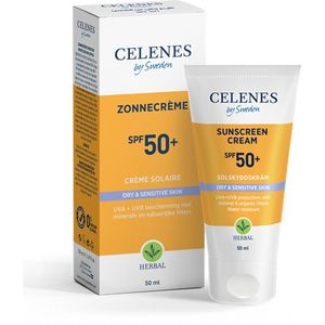Celenes - Zonnebrandcrème - SPF 50+ - Gevoelige en Droge Huid