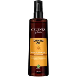 Celenes - Herbal Tanning Oil - 200 ml - Voor Alle Huidtypes