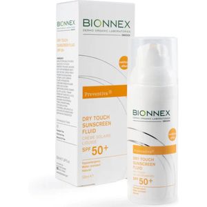 Bionnex - Preventia Dry Touch Zonnebrand Fluide - SPF 50+ - 3x 50 ml