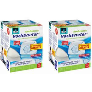 Bison - Vochtvreter Ambiance - 2 x 100 gr - Inclusief 2 Navullingen