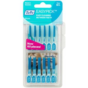 Flosdraad - TePe EasyPick - Tandheelkundige Hulp - Silicone - 2 Stuks