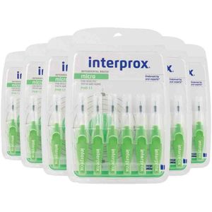 Interprox - Ragers Micro Groen - 6 Stuks - Interdentale Borsteltjes