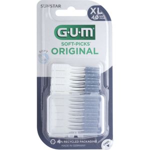 GUM - Soft-Picks Original - Tandenstokers - Latexvrij - 40 Stuks