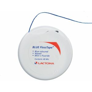 Lactona - Floss Tape - Blauw - 40 Meter - Met Fluoride