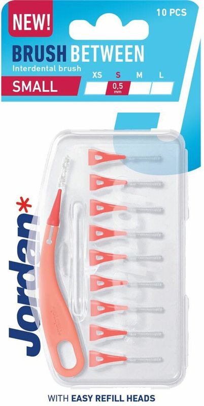 Jordan - Brush Between - Interdentale Borsteltjes - 0,5 mm - 10 Stuks