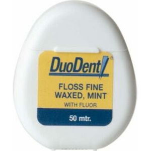 Duodent - Floss Gewast met Fluoride - 50 Meter - 2x Verpakking