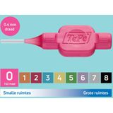 TePe - Interdentale Ragers Original - Roze - Kunststof Gecoate Metaaldraad