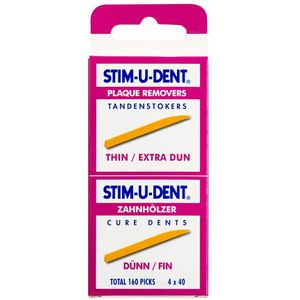 Stimudent - Dunne Tandenstokers - BASS Wood - 100 Stuks
