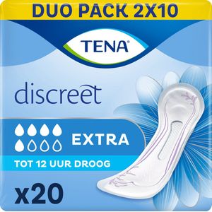 TENA - Discreet Extra - Incontinentieverband - Wit - Elastische Zijkanten