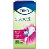 TENA - Discreet Ultra Mini - Inlegkruisjes - 28 Stuks