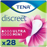 TENA - Discreet Ultra Mini - Inlegkruisjes - 28 Stuks