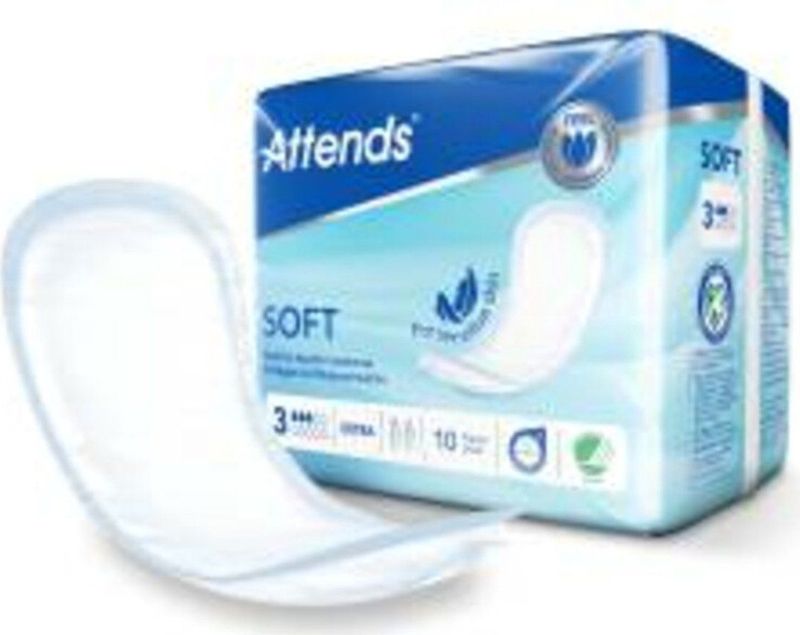 Attends - Soft Extra 3 - Inleggers - 10 Stuks - Voor Licht Urineverlies