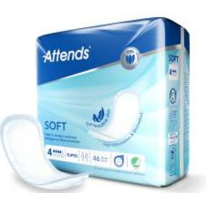 Attends - Soft Super 4 - Inleggers - 46 Stuks - Voor Licht tot Matig Urineverlies