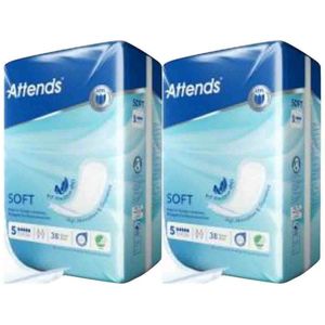 Attends - Soft 5 - Inleggers - 38 Stuks - Voor Matig Urineverlies