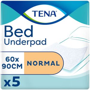 TENA Bed Plus - Onderlegger - 60 x 90 cm - 5 Stuks
