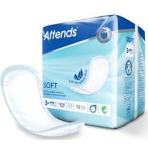 Attends - Soft Extra Plus 3 - Inleggers - 10 Stuks - Voor Licht Urineverlies