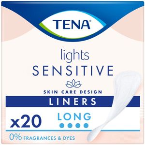TENA - Sensitive Lights Long - Inlegkruisjes - 20 Stuks - Voor Licht Urineverlies