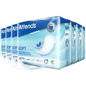 Attends - Soft Maxi 4 - Inleggers - Voordeelverpakking - 6 x 10 stuks