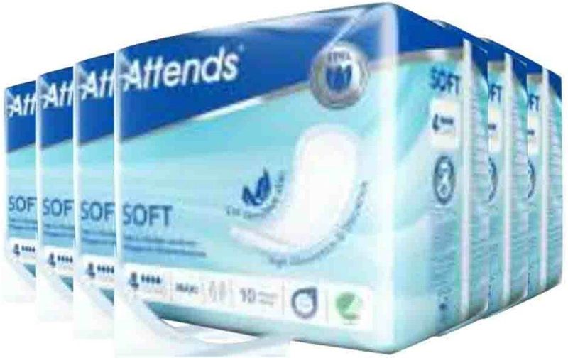 Attends - Soft Maxi 4 - Inleggers - Voordeelverpakking - 6 x 10 stuks