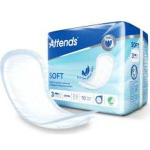 Attends - Soft Extra 3 - Inleggers - Voordeelverpakking - 4 x 10 stuks