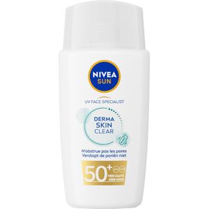NIVEA - Sun UV Face Specialist Derma Skin Clear Fluid - SPF 50+ - 40 ml