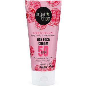 Organic Shop - Zonnebrandcréme Gezicht - SPF 50 - 50 ml - Normale Huid