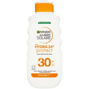 Garnier - Ambre Solaire Hydra 24 - Zonnebrandmelk - SPF 30 - 175 ml