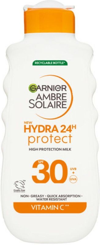 Garnier - Ambre Solaire Hydra 24 - Zonnebrandmelk - SPF 30 - 175 ml