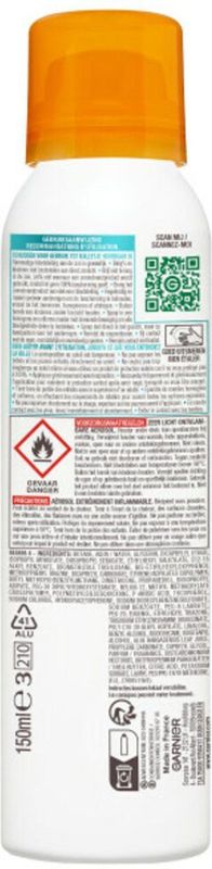 Garnier - Ambre Solaire Invisible Protect Mist - Zonnebrand - SPF 30 - 3 x 150 ml - Voordeelverpakking