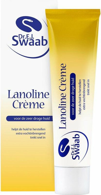 Dr. Swaab - Lanoline Crème - Bodylotion - 100ml - Natuurlijke Ingrediënten